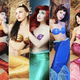 Image for article titled Behold the amazing rainbow-colored cosplay of Ariel and her sisters